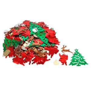 Art.9672 Figuras Lentejuela Navidad 15gm 1pz