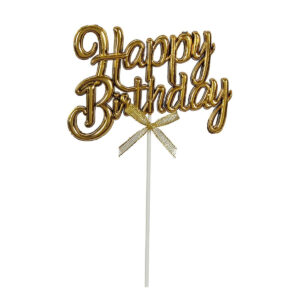 Art.983 Pick Happy Birthday 20x12cm 1pz