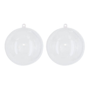 Art.9841 Esfera Transparente Armable 70mm 4pz