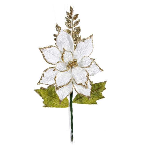 Art.9868 Nochebuena Grande Con Follaje 37.5cm 1pz
