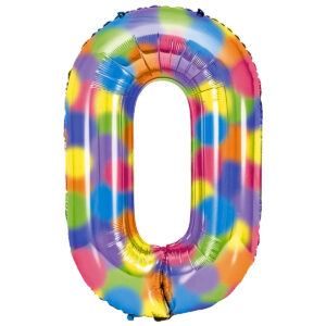 Art.9904 Globo Número Moteado 1.07cm 1pz