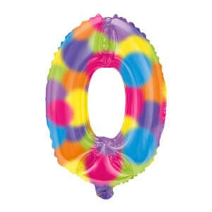 Art.9905 Globo Número Moteado 76cm 1pz