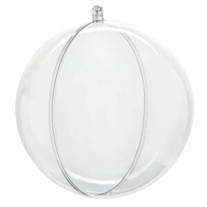 Art.9924 Esfera Transparente Armable 100mm 2pz