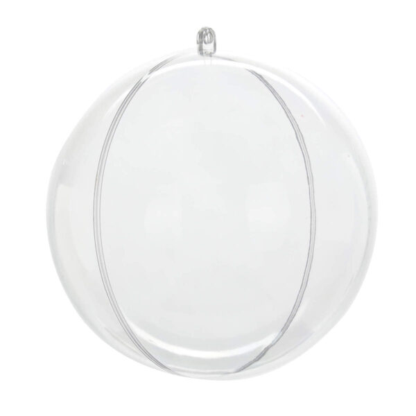 Art.9925 Esfera Transparente Armable 120mm 2pz