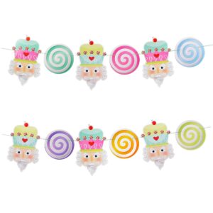 Art.9941 Banderín Cascanueces Pastel x12 22x14cm (Aprox) 2m 1pz