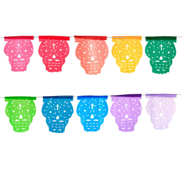 Art.9945 Guía Cráneo Chica Plastificada 14x13cm 2m 1pz