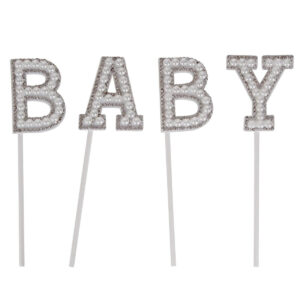Art.996 Pick Letras Baby 12x4cm 4pz