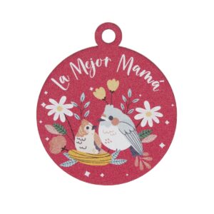 Art.11744 Llavero Mamá 5.5x5cm 1pz