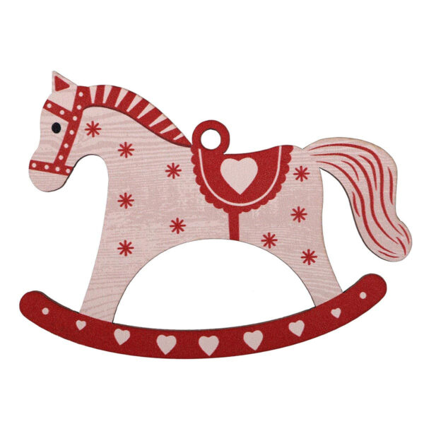 Art.255 Figura Navidad Blanca 12x10.5cm 1pz