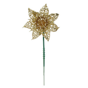 Art.4049 Pick Nochebuena Diamantado 17cm 1pz
