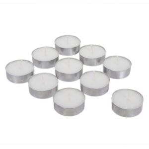 Art.4644 Caja Tea-Light Sin Aroma 1.8x3.7cm 10pz