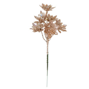 Art.4917 Pick De Navidad Mini Nochebuena x6 19cm 1pz