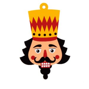 Art.5049 Cascanueces Cara De Color 15x10cm 1pz