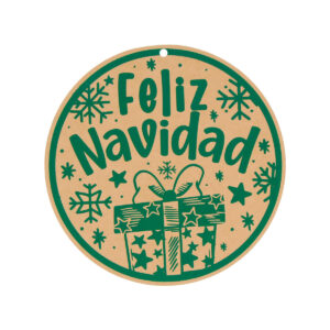 Art.7556 Esfera Navideña Color 25x25cm 1pz