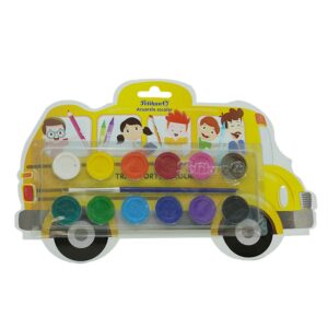 ACUARELA ESCOLAR C/12 CARRITO PELIKAN