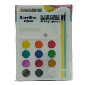 ACUARELA PALETA C/12 ACP12 BARRILITO