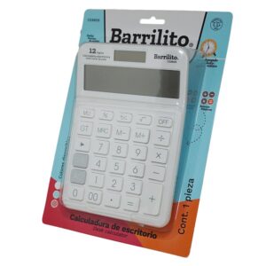 CALCULADORA BARRILITO CE8809 12 DIG  ESCRITORIO