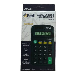 CALCULADORA BOLSILLO PRELL PR-402C