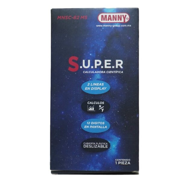 CALCULADORA CIENTIFICA MANNY SUPER MNSC- 82MS-A - Imagen 2