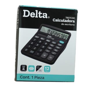 CALCULADORA DELTA 7807CDE 12 DIG