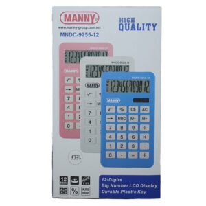 CALCULADORA MANNY MNDC-9255-12 12 DIG.