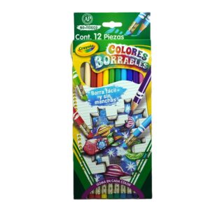 COLOR LARGO CRAYOLA C/12 BORRABLES 4123
