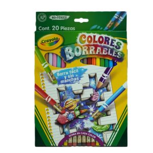 COLOR LARGO CRAYOLA C/20 BORRABLES 4420
