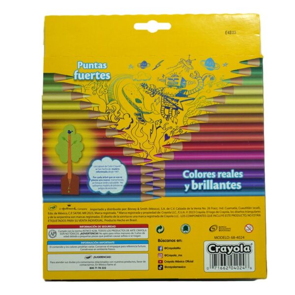 COLOR LARGO CRAYOLA C/24 0246 - Imagen 2