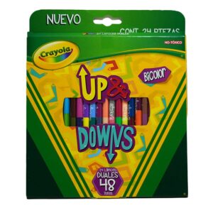 COLOR LARGO CRAYOLA C/24 DOBLES DOWNS 6196
