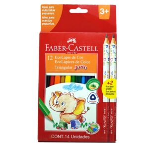 COLOR LARGO FABER CASTELL JUMBO TRIANGULAR  C/12