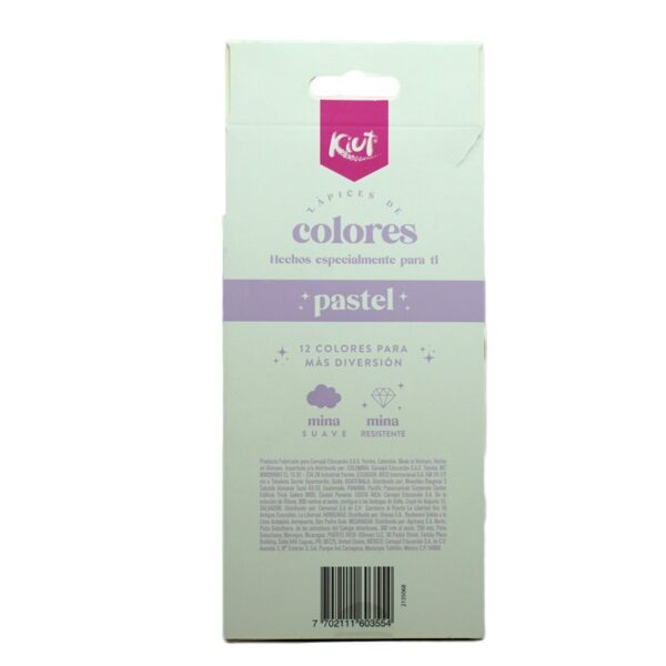 COLOR LARGO KIUT PASTEL C/12 NORMA - Imagen 2