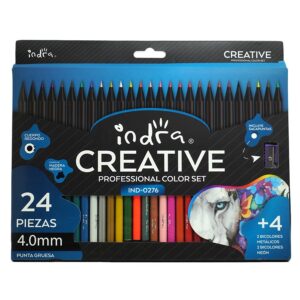 COLOR PROFESIONAL INDRA C/24+4 4.0MM IND- 0276