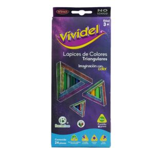 COLOR VIVIDEL TRIANGULAR C/24