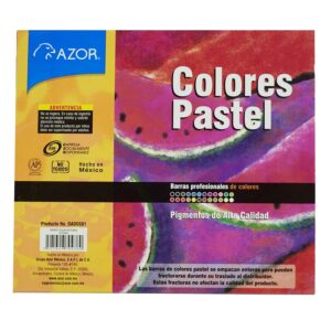 COLORES PASTEL AL ACEITE C/24 AZOR