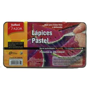 COLORES PASTEL C/12+ESFUMINO STAFFORD AZOR