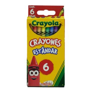 CRAYON CRAYOLA DELGADO  C/6 MOD. 1003