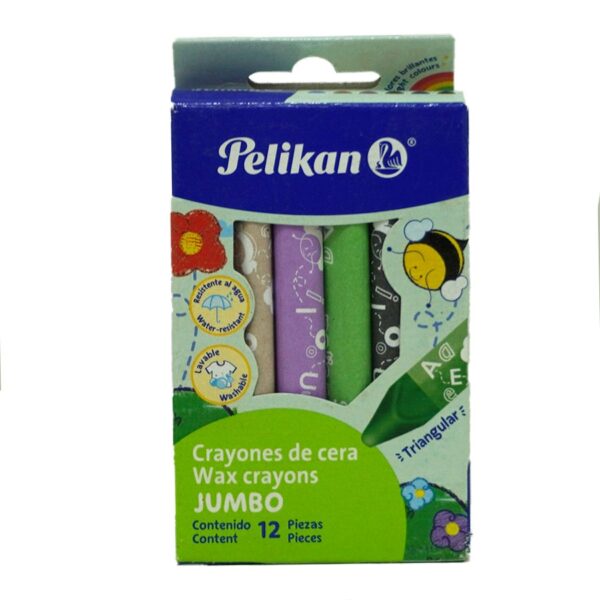 CRAYON PELIKAN GRUESO TRIANG. C/12