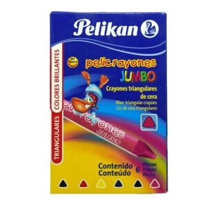 CRAYON PELIKAN GRUESO TRIANG.  C/6