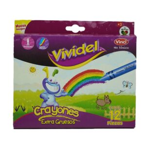 CRAYON VIVIDEL GRUESO C/12