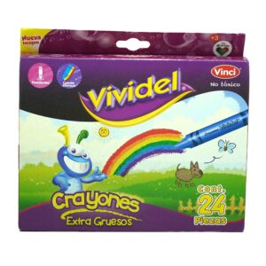 CRAYON VIVIDEL GRUESO C/24