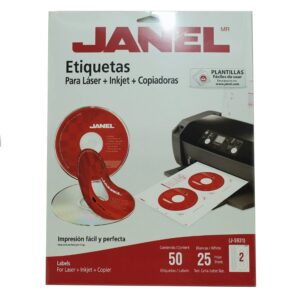 ETIQUETA JANEL T/CARTA C/25 (J5931)