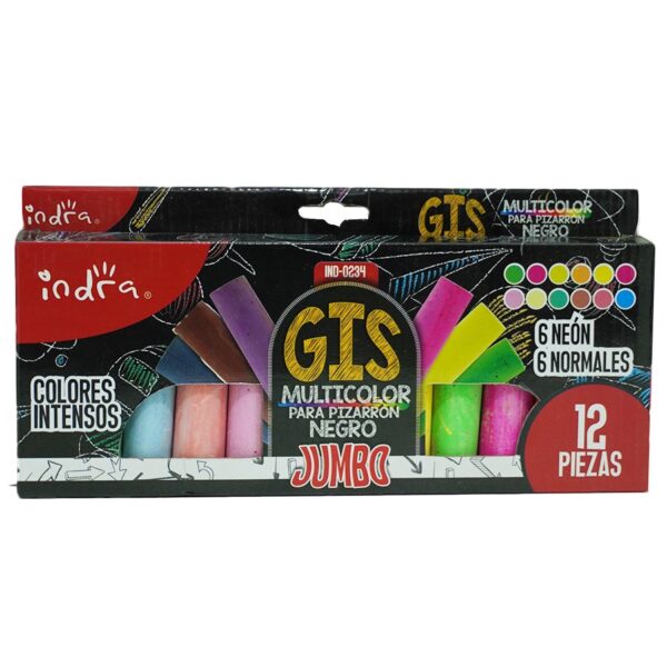 GIS JUMBO C/12 PIEZAS INDRA IND-0234