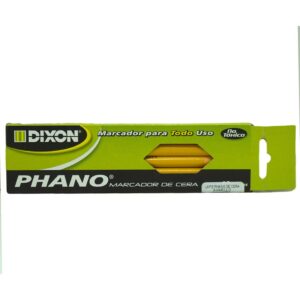 MARCADOR DE CERA PHANO AMARILLO C/10 PZAS  DIXON