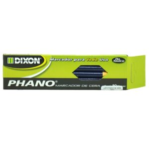 MARCADOR DE CERA PHANO AZUL C/10 PZAS DIXON