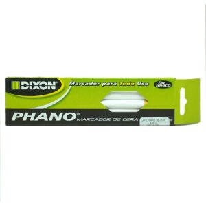 MARCADOR DE CERA PHANO BLANCO CAJA C/10  DIXON