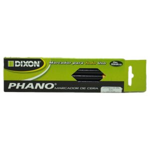 MARCADOR DE CERA PHANO NEGRO C/10 PZAS  DIXON
