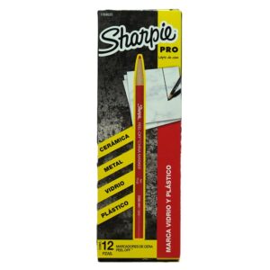 MARCADOR DE CERA SHARPIE ROJO C/12 PZAS  MIRADO