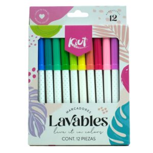 MARCADOR LAVABLES C/12 KUIT 3867