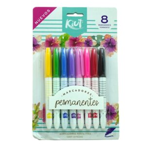 MARCADOR PENM. KIUT BLISTER  C/8 P/FINO