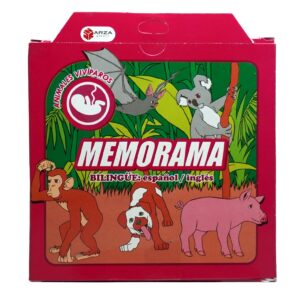 MEMORAMA DIDACTICO GRANDE ANIMALES  VIVIPAROS C/15 PARES ARZA